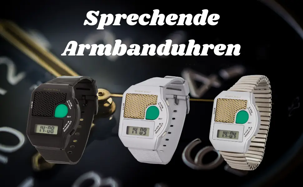 Marschall Digitale Armbanduhr mit Sprachausgabe